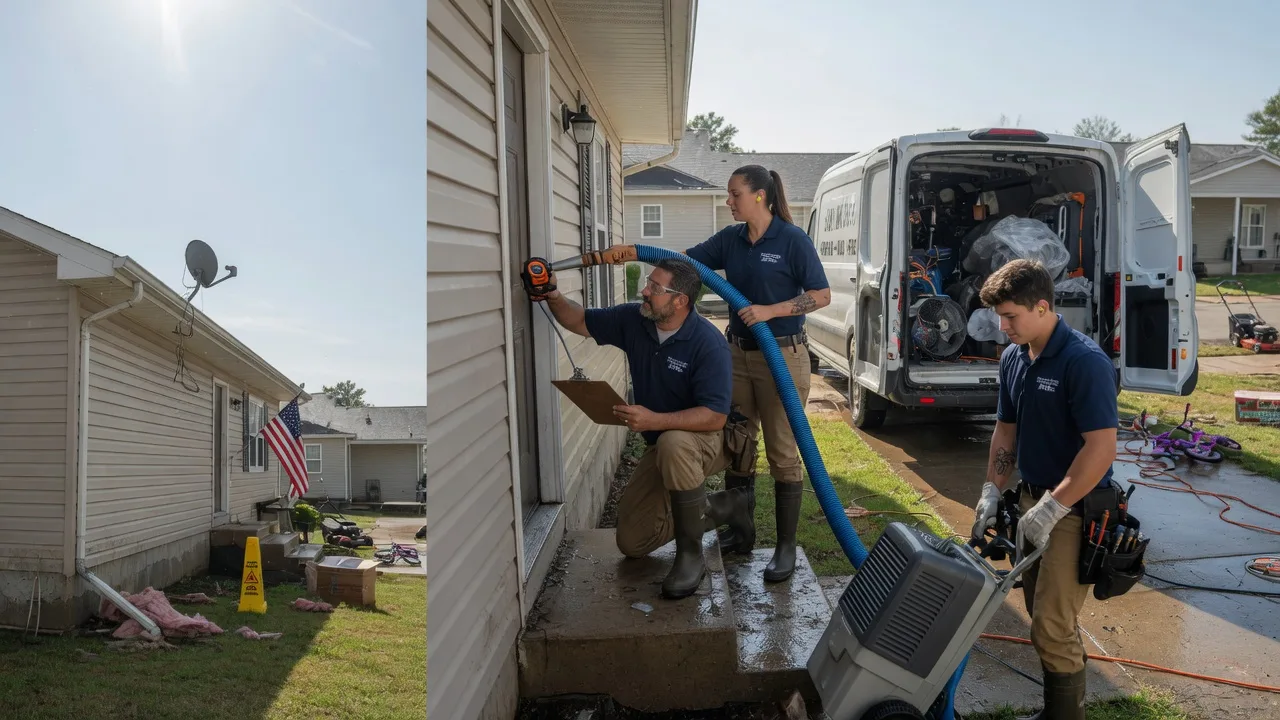Ceiling Water Damage Restoration in Nokomis, IL near me